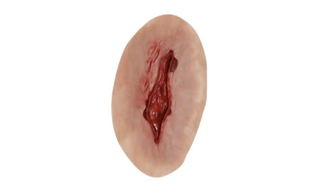 medium laceration wound moulage model for medical simulation training
