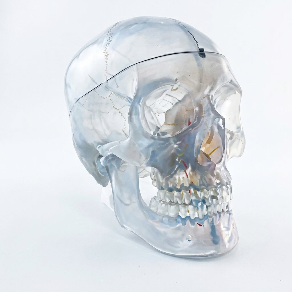 human skull-3 parts