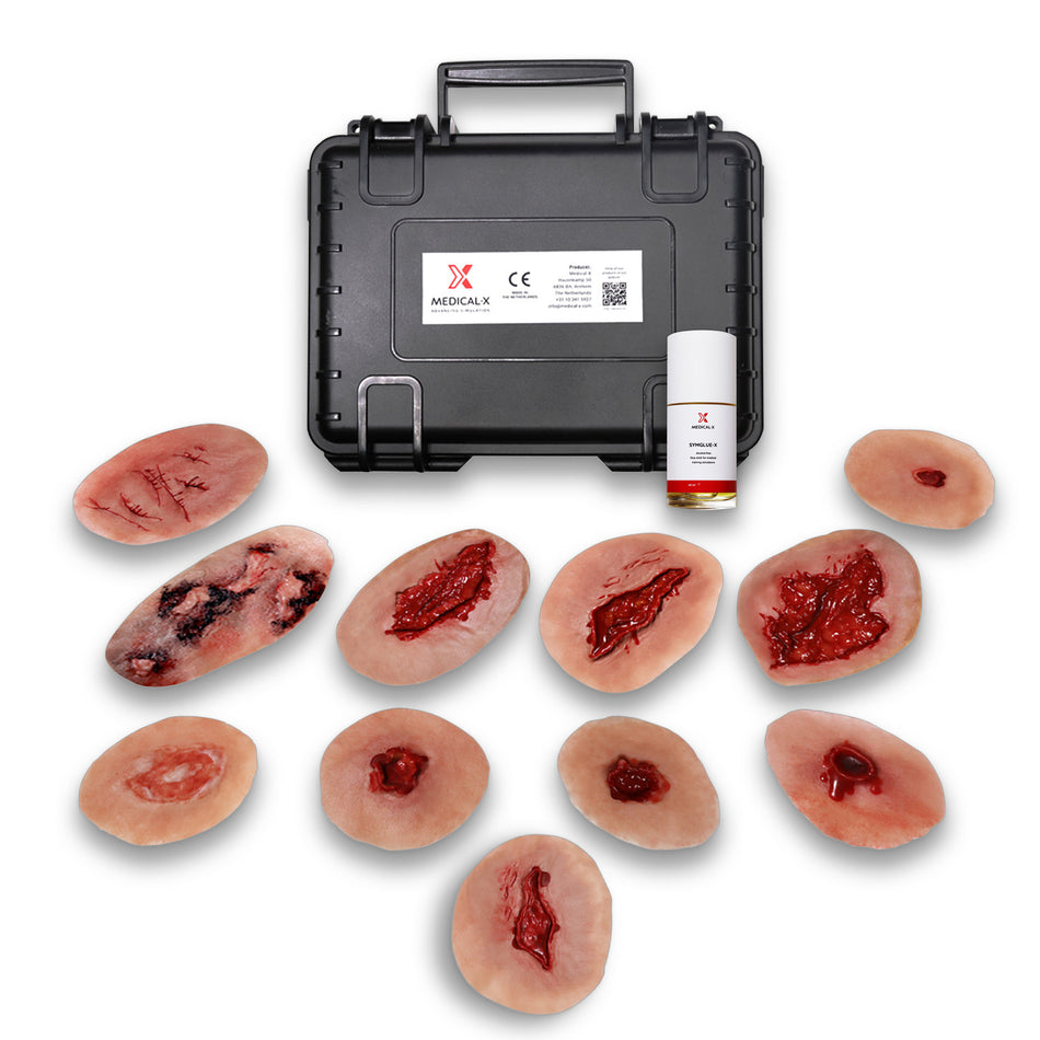 Wound Stickers Moulage Kit complete set