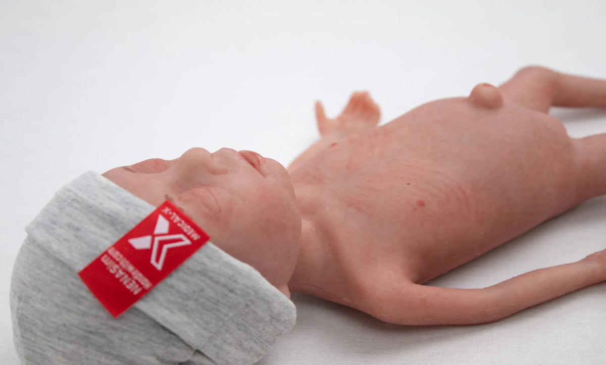 NENASim Xcel Preemie premature infant simulator for neonatal life support training

